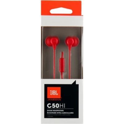 Наушники JBL C50 HI Red (JBLC50HIRED) JBLC50HIRED фото