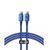 Кабель Baseus Crystal Shine Series Fast Charging Data Cable Type-C to Type-C 100W 1.2m Blue CAJY000603 фото
