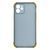 Силиконовый чехол TOTU Armor Dark with Frame для iPhone 12 Оливковый 208-00982 фото