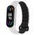 Ремінець Dual-color Magnetic для Xiaomi Mi Band 7/6/5/4/3 White / Black 212-01640 фото