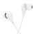 Наушники BOROFONE BM24 Milo universal earphones with mic White 656-01665 фото