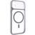 Чохол TPU+PC GETMAN Moon Clear with MagSafe для Apple iPhone 12 (6.1") Grey 656-08453 фото