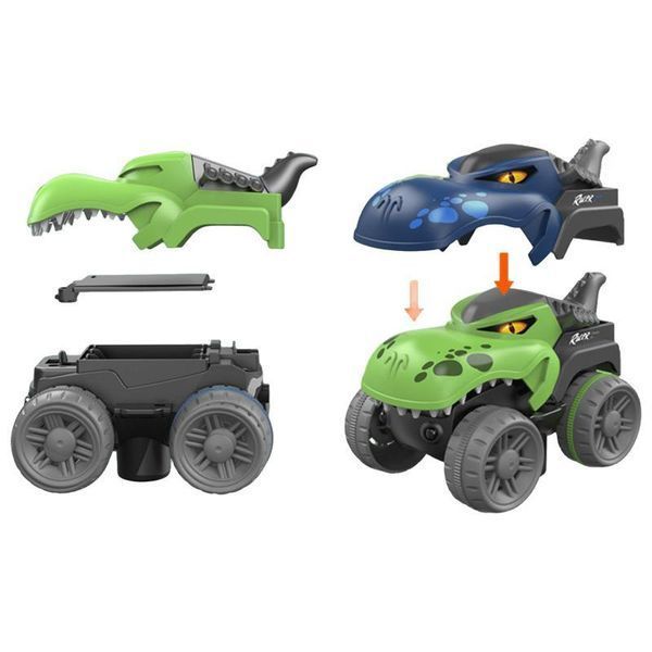 Інтерактивний трек з інерційною машинкою SHT 5510-5 Dino Trak (168pcs/1CAR) 656-03593 фото