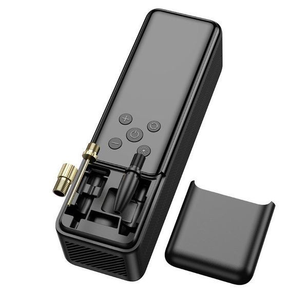 Автомобільний насос HOCO ZP5 May smart air pump Black 6931474795526 фото