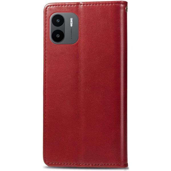 Кожаный чехол-книжка GETMAN Gallant (PU) для Xiaomi Redmi A1 / A2 Red 777-06458 фото