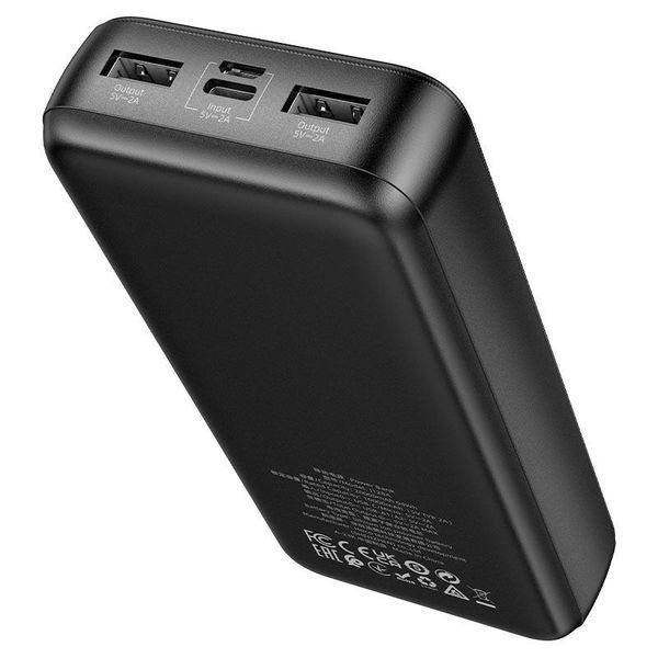 Зовнішній акумулятор HOCO J128A Powerful power bank(20000mAh) Black 216-00147 фото