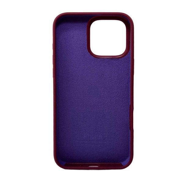 Силіконовий чохол для iPhone 16 Pro Max Plum 666-01287 фото