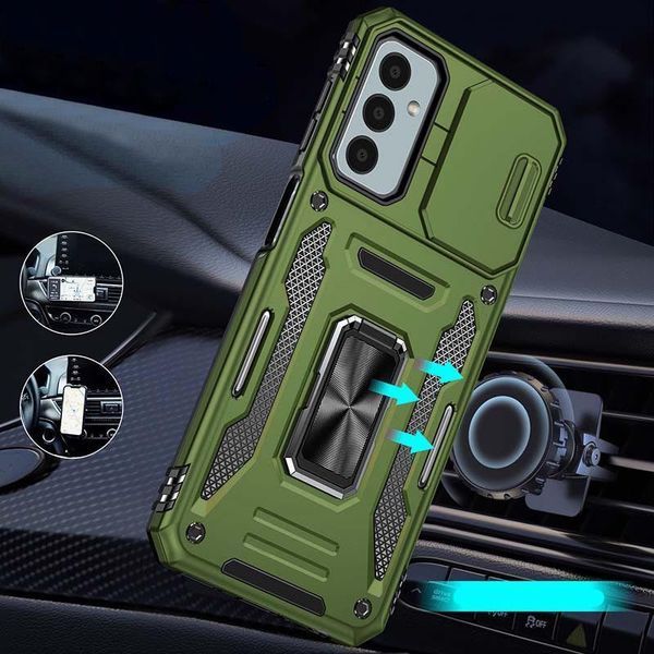 Ударостійкий чохол Camshield Army Ring для Samsung Galaxy A26 5G Army Green 777-04942 фото