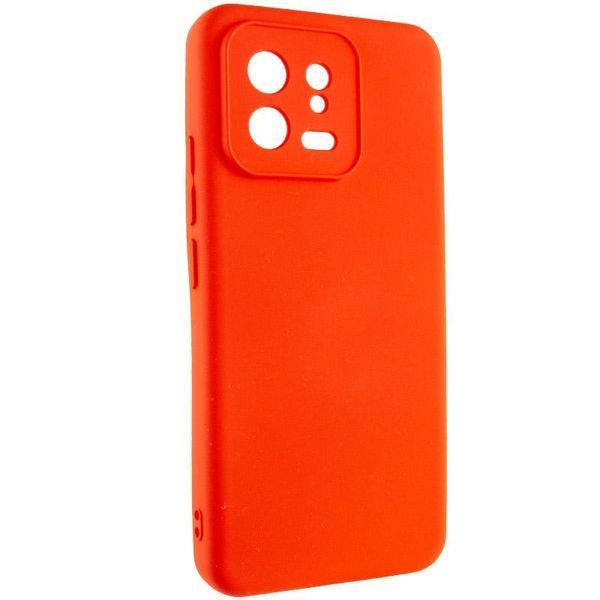 Чехол TPU GETMAN Liquid Silk Full Camera для Xiaomi 13 Красный / Red ILSO-00000081488-5 фото