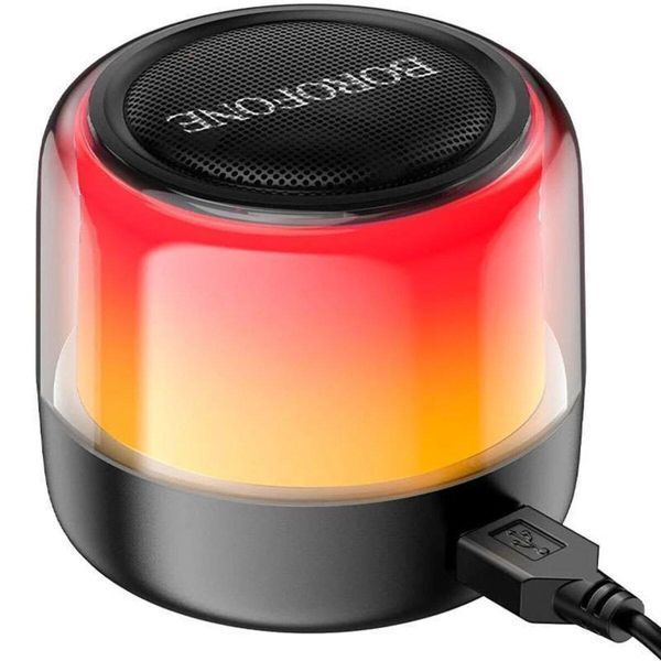 Портативна колонка BOROFONE BP12 Colorful BT wired 2-in-1 computer speaker Black 656-00661 фото