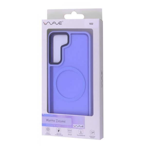 Чохол WAVE Matte Insane Case with Magnetic Ring для Samsung Galaxy S22 Deep purple 656-07709 фото