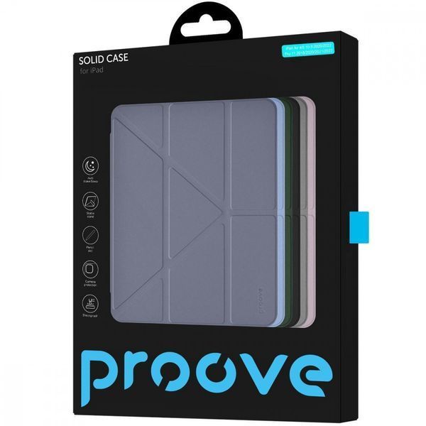 Чехол Proove Solid Case iPad Air 4/5 2020/2022, Pro 11 2018/2020/2021/2022 Lavender Gray 656-05290 фото
