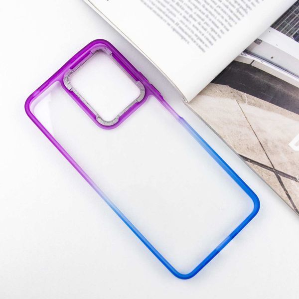 Чохол TPU+PC Fresh sip series для Xiaomi Redmi Note 12 4G Синій / Фіолетовий 777-06608 фото