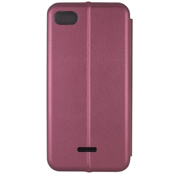 Кожаный чехол-книжка Classy для Xiaomi Redmi 6A Maroon 777-06101 фото
