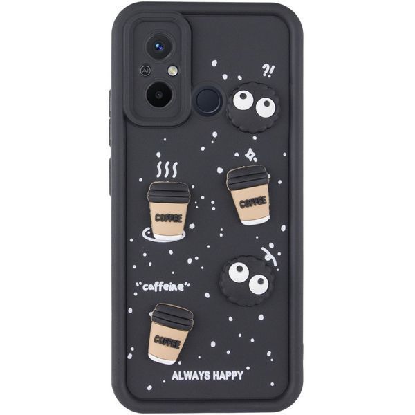 Чохол TPU Toys Case для Xiaomi Redmi 12C / Poco C55 Black/Always Happy 777-03858 фото