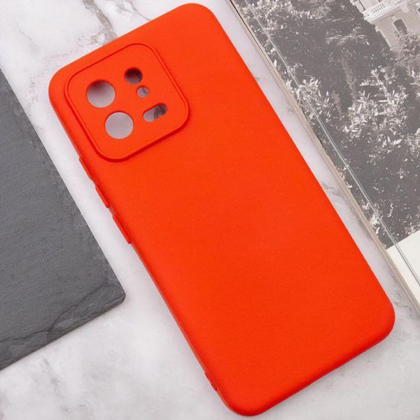 Чехол TPU GETMAN Liquid Silk Full Camera для Xiaomi 13 Красный / Red ILSO-00000081488-5 фото
