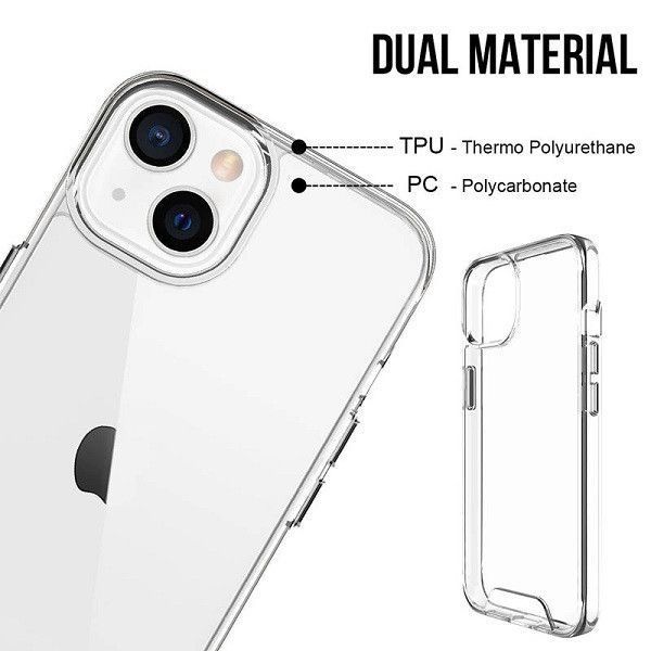 Протиударний чохол Space для iPhone 13 Прозорий 211-00009 фото