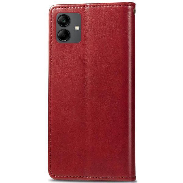 Кожаный чехол-книжка GETMAN Gallant (PU) для Samsung Galaxy A06 Red 777-06208 фото