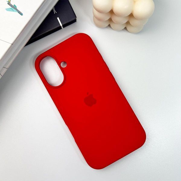 Силіконовий чохол для iPhone 16 Red 666-01183 фото