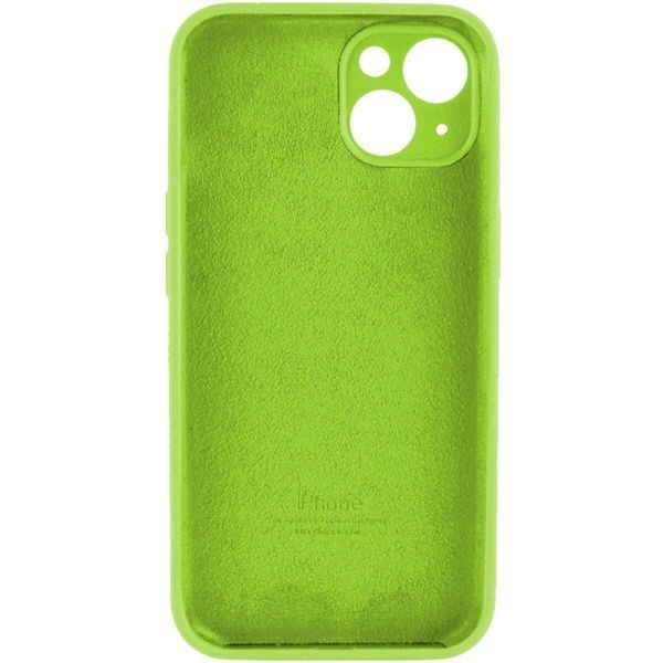 Силиконовый чехол с закрытой камерой для iPhone 14 Shiny Green 666-00821 фото