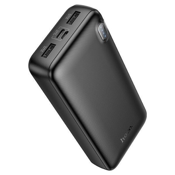 Зовнішній акумулятор HOCO J128A Powerful power bank(20000mAh) Black 216-00147 фото