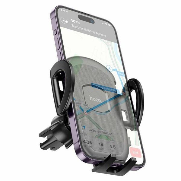 Держатель для мобильного HOCO H8 General car holder(air outlet) Black 656-00503 фото