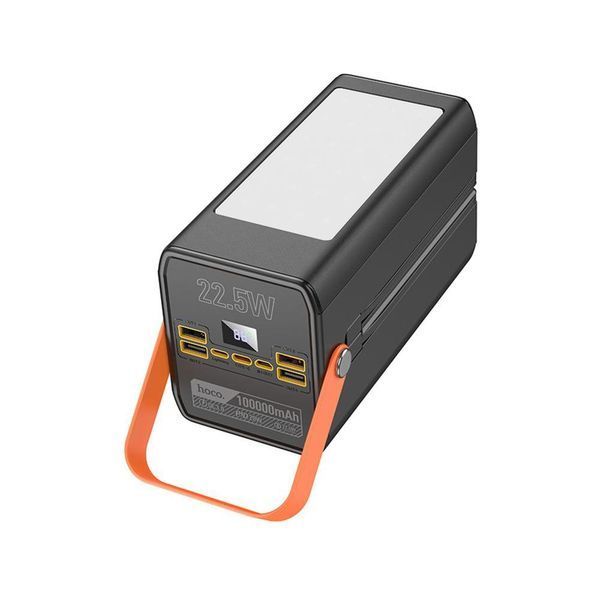 Power Bank Hoco DB49 Action 22.5W fully compatible with light 100000 mAh Чорний 656-01438 фото