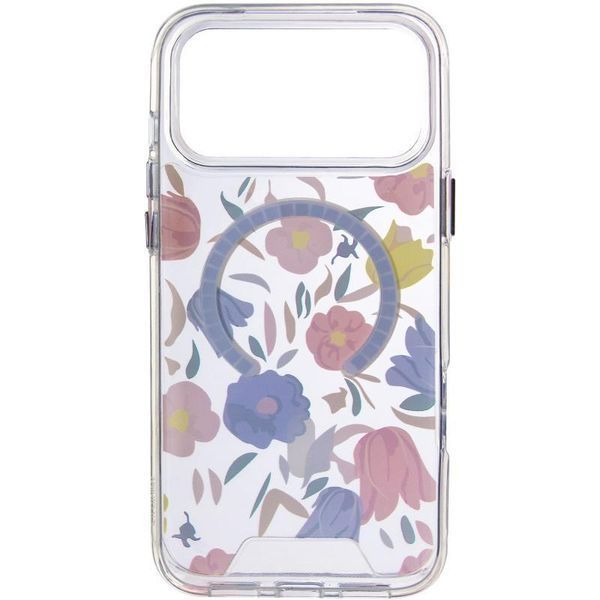 TPU+PC чохол Clear Garden with MagSafe для Apple iPhone 17 Pro (6.3") Tropical Art 777-08198 фото