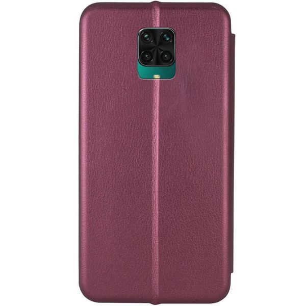 Кожаный чехол-книжка Classy для Xiaomi Redmi Note 9s / Note 9 Pro / Note 9 Pro Max Maroon 777-06001 фото