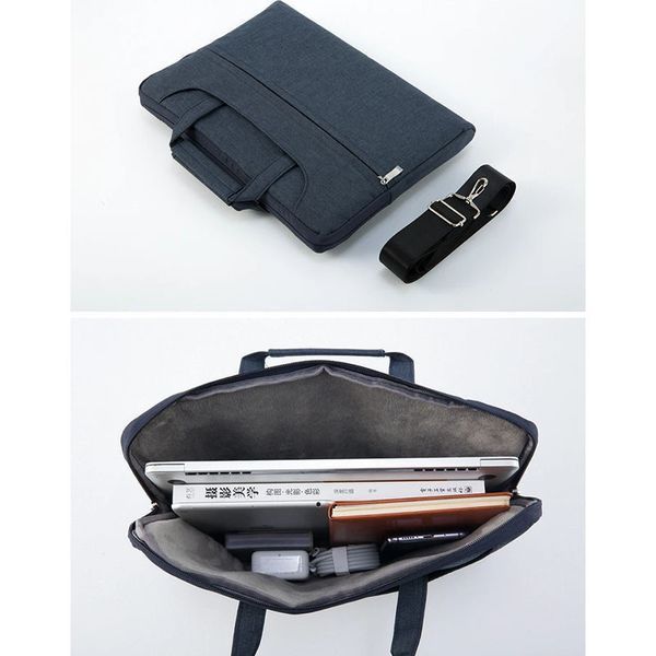 Сумка для ноутбуку Denim with Straps 13/14.2'' Navy Blue 656-03649 фото