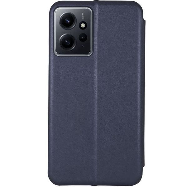 Шкіряний чохол-книжка Classy для Xiaomi Redmi Note 12 4G Navy Blue 777-05796 фото