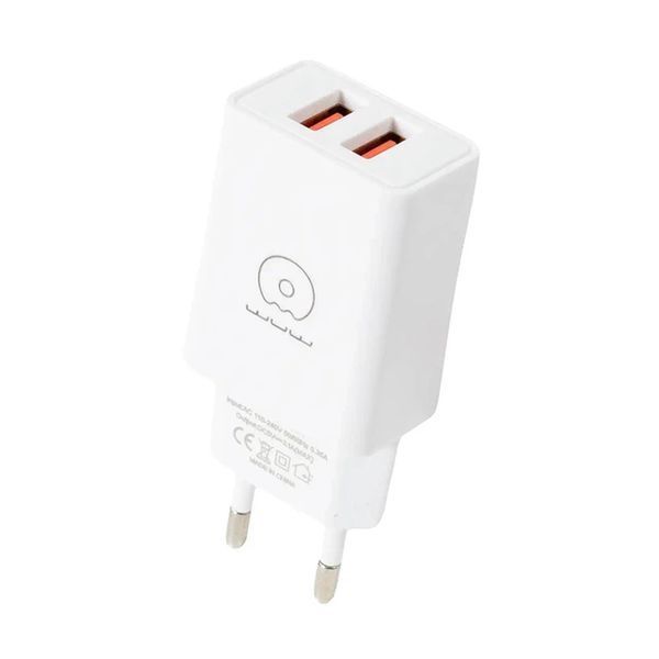 Сетевое зарядное устройство з кабелем WUW-T55 2USB/3.1A set micro 6972573333974 фото