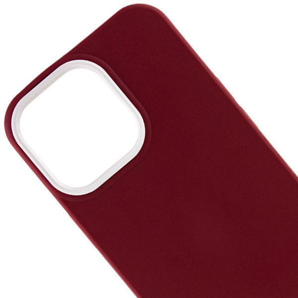 Чохол TPU+PC Bichromatic для Apple iPhone 13 Pro Max (6.7") Wine / White 555-04008 фото