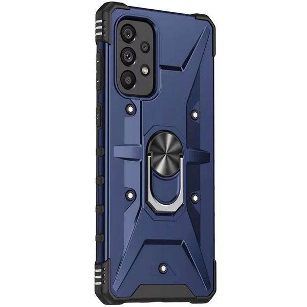 Ударостійкий чохол Pathfinder Ring для Samsung Galaxy A33 5G Navy 777-07886 фото