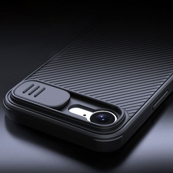 Карбонова накладка Nillkin CamShield Pro для Apple iPhone 16e\17e (6.1") Black 777-08139 фото