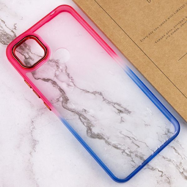 Чохол TPU+PC Fresh sip series для Xiaomi Redmi 9C Синій / Рожевий 777-06658 фото