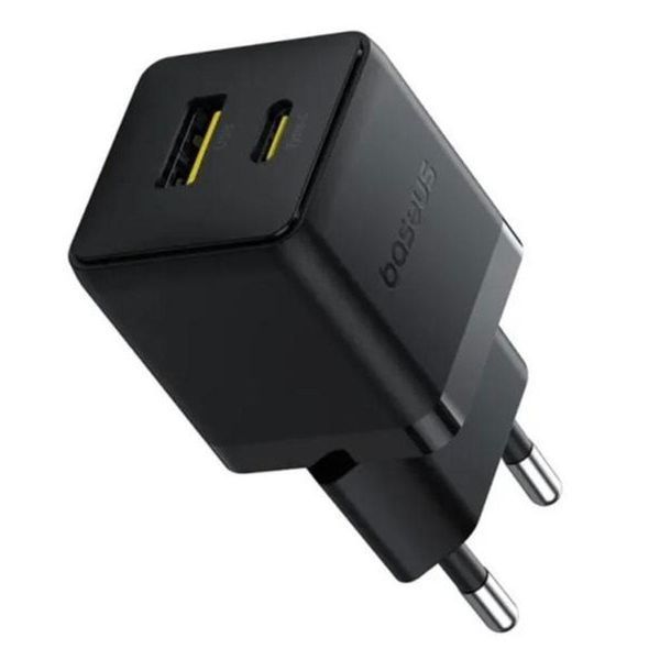Мережевий зарядний пристрій Baseus Palm Fast Charger C+U 20W EU Cluster Black P10111608113-00 фото