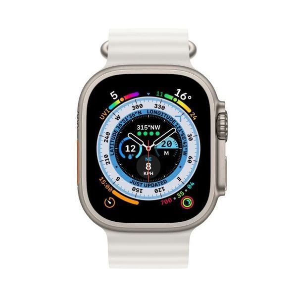 Силіконовий рифлений ремінець Ocean для Apple Watch 38/40/41 mm Білий 212-00481 фото