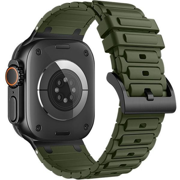 Ремінець Hoco WA35 Emir series thickened silicone strap для Apple watch 44/45/46/49mm Army Green 212-01840 фото