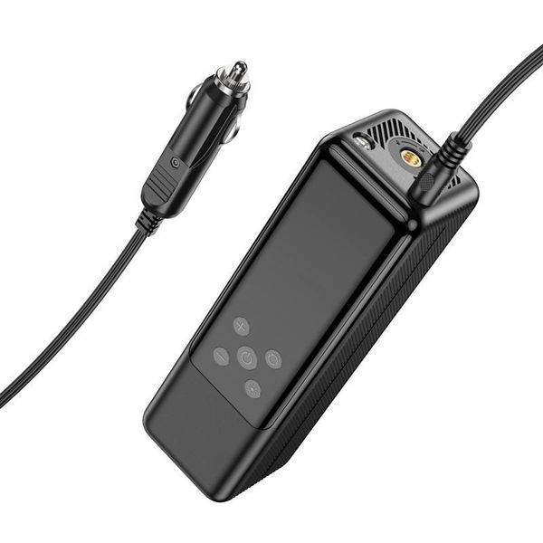 Автомобільний насос HOCO ZP5 May smart air pump Black 6931474795526 фото