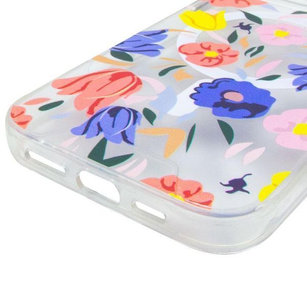 TPU+PC чохол Clear Garden with MagSafe для Apple iPhone 17 Pro (6.3") Tropical Art 777-08198 фото