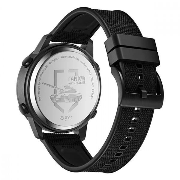 Цифрові Годинники NORTH EDGE TANK 3 Black 301-00025 фото