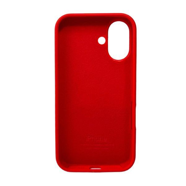 Силіконовий чохол для iPhone 16 Red 666-01183 фото