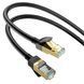 Сетевой кабель HOCO US02 Level pure copper gigabit ethernet cable(L=3M) Black 6931474761965 фото 4