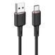 Кабель ACEFAST C2-04 USB to Type-C 3A, 1.2m, silicone, zinc connectors, Black 6974316280767 фото 1