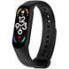 Силиконовый ремешок для Xiaomi Mi Band 7/6/5 Black 212-01589 фото 1