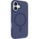 TPU+PC чохол Metal Buttons with MagSafe для Apple iPhone 17 (6.3") Navy Blue 777-08230 фото 1