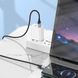 Кабель HOCO X102 USB to Type-C 3A, 1m, nylon, aluminum connectors, Black 6942007608770 фото 7