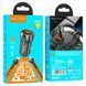 Автомобильное зарядное устройство HOCO Z46A Blue whale PD20W+QC3.0 car charger set(C to iP) Metal Gray 209-00287 фото 6