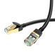 Сетевой кабель HOCO US02 Level pure copper gigabit ethernet cable(L=3M) Black 6931474761965 фото 3